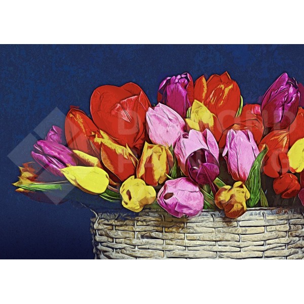 Basket Full of Flowers | Exclusive Design