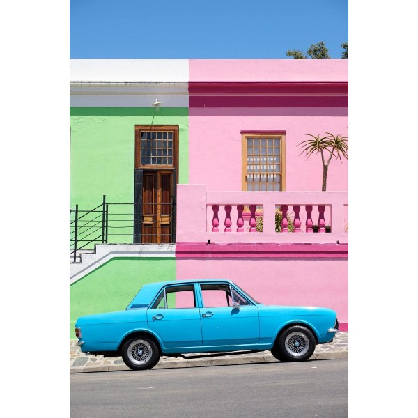 Blue Car in Cape Town