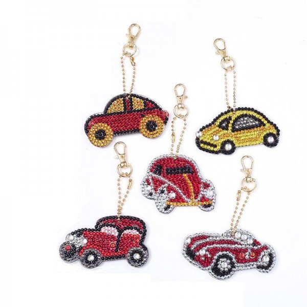 Keychain Cars 5 pieces