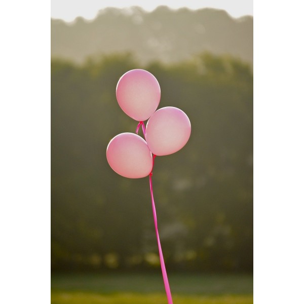 Pink Ribbon | Pink Balloons