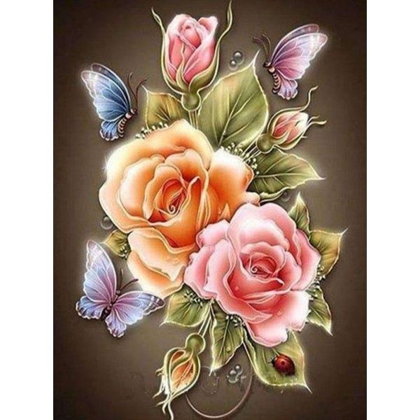 Dreamy Roses & Butterflies