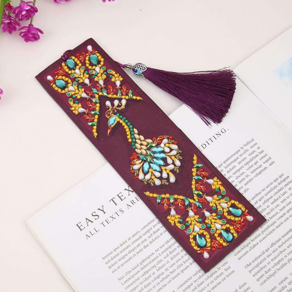 Bookmark Mandala Peacock