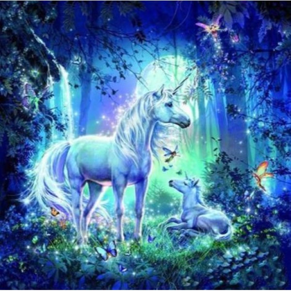 Unicorns in Dream World