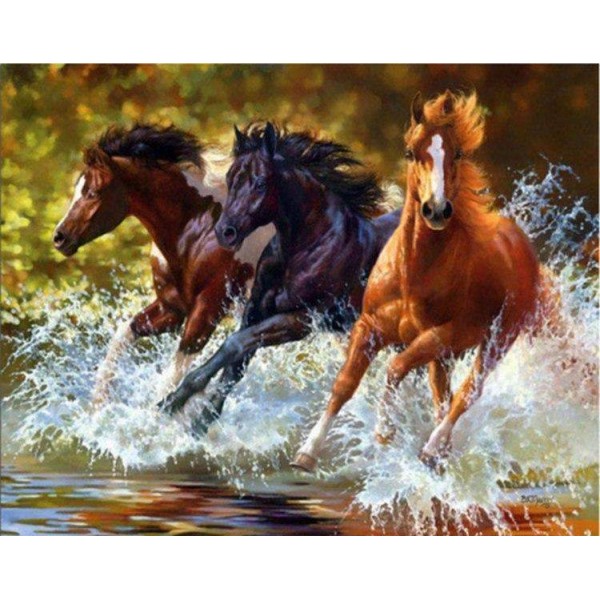 Horses in the Water